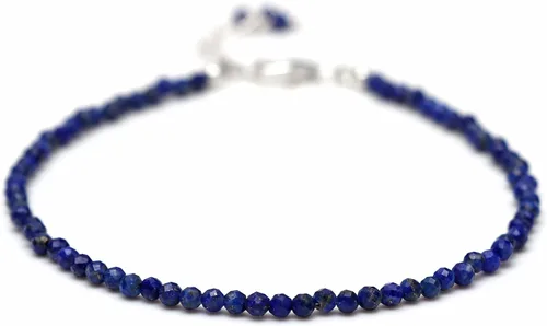 Vista 11 de Pulsera ajustable de plata esterlina 925 con cuentas completas para mujer, cuentas de piedras preciosas naturales, pulsera delicada, regalo