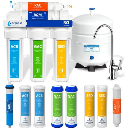 Vista 14 de Express Water Kit de actualización de filtro para ósmosis inversa y sistema de filtración de agua debajo del fregadero. Añade una nueva etapa