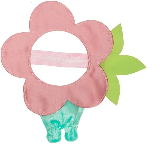 Vista 2 de Distroller - Bonito vestido de disfraz de flores de primavera con máscara de pétalos para muñeca de bebé recién nacido Ksimerito
