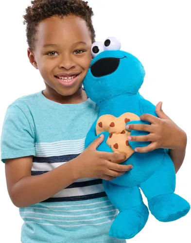 Vista 2 de Sesame Street Just Play - Animal de peluche grande de 15 pulgadas de Sweet Love, animal de peluche suave, juguetes para niños a partir de 18 meses