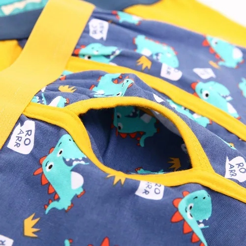 Vista 6 de JN&LULU Calzoncillos tipo bóxer para bebés, ropa interior de algodón para niños