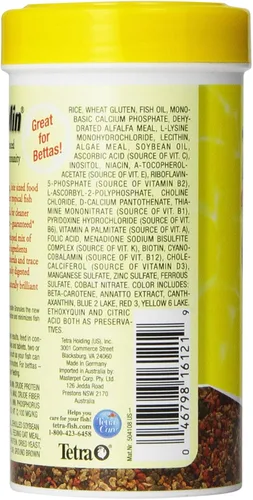 Vista 3 de Tetra TetraMin - Gránulos tropicales de 3.52 onzas, alimento para peces nutricionalmente equilibrado