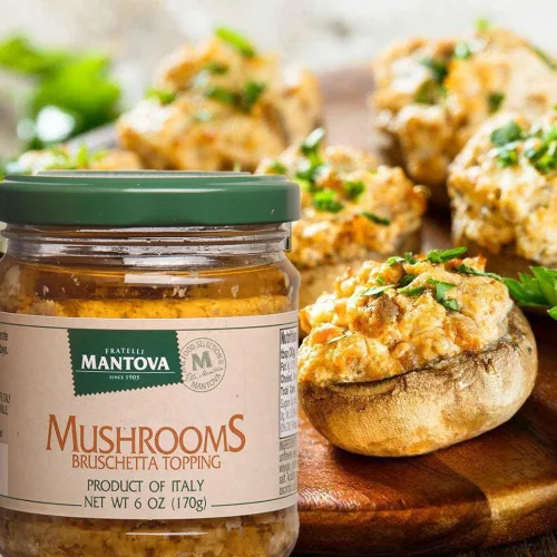 Vista 7 de Mantova Mezcla de cobertura de bruschetta italiana 4/6 oz