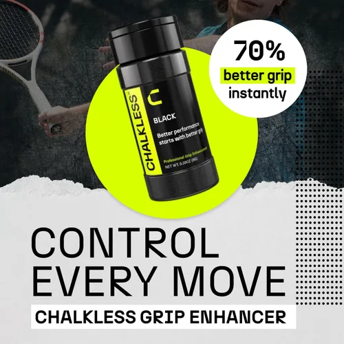 Vista 2 de Chalkless Black Grip Enhancer – Alternativa de tiza líquida prémium y tiza de mano menos desorden para bouldering, béisbol, tenis, fútbol, tiro