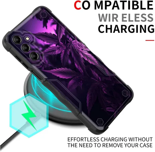 Vista 187 de Funda para Galaxy A14 5G, [Doble Capa][Protección contra Caídas de Grado Militar de 10 Pies] [Antideslizante] Funda Resistente a Prueba de Golpes