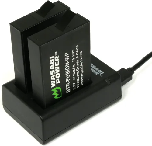 Vista 2 de Wasabi Power Cargador de batería USB dual para Fusion y ASBBA-001