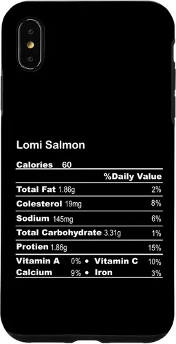 Vista 8 de Funda divertida para iPhone XR Lomi Salmon Acción de Gracias Nutricional