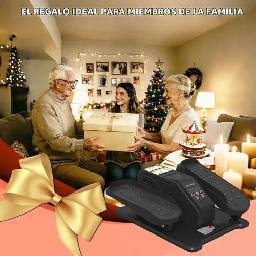 Vista 7 de Under Desk Elliptical Machine, Electric Elliptical Leg Exerciser for Senior Negro (Black Pro)