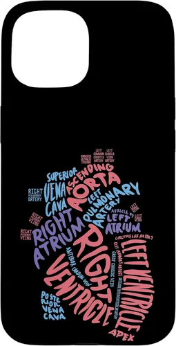 Vista 6 de Cardiac Nurse Anatomical Heart Cardiology Medical Gift Case for iPhone 17