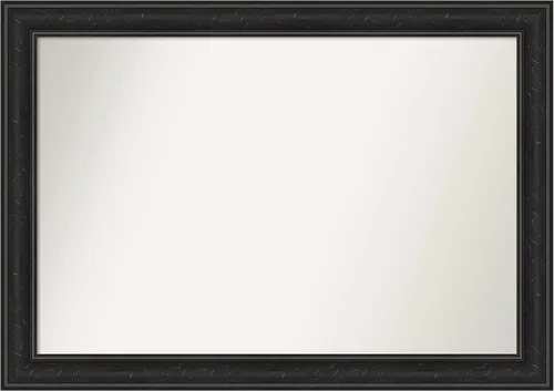Vista 231 de Amanti Art Espejo personalizado, gran espejo de baño estrecho, espejo de pared o espejo de tocador de baño sobre el fregadero (24 x 24 pulgadas)
