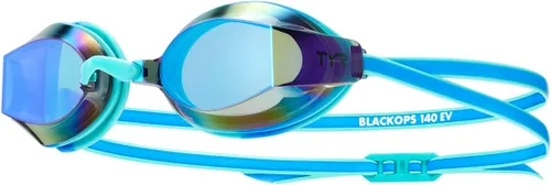 Vista 6 de TYR Youth Black Ops 140 EV Mirrored Racing Goggles - Competition Ready Swim Goggles with Wide Vision, Anti-Fog, UV Protection