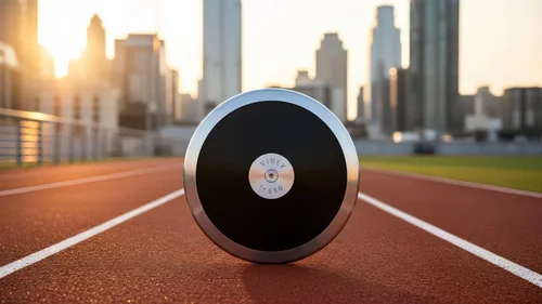 Vista 2 de RT Black Lighting - Discus, 3.5 lbs, discus, discus, discus, pista y campo de 1,6 K nominal a 100 pies. Mejor en su clase.