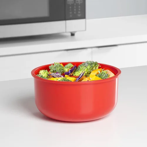 Vista 8 de Sistema Microwave Collection - Tazón redondo, 30.4 oz./0.9 L, rojo