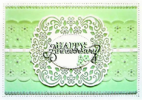 Vista 7 de Juego de 3 troqueles de metal para álbumes de recortes, manualidades, tarjetas, regalo, tarjeta de felicitación, decoración artística, álbum