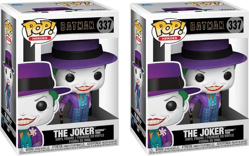 Vista 4 de DC Comics Heroes: Batman 80th - The Joker (1989) Funko Pop! Figura de vinilo (incluye funda protectora compatible con Pop Box)