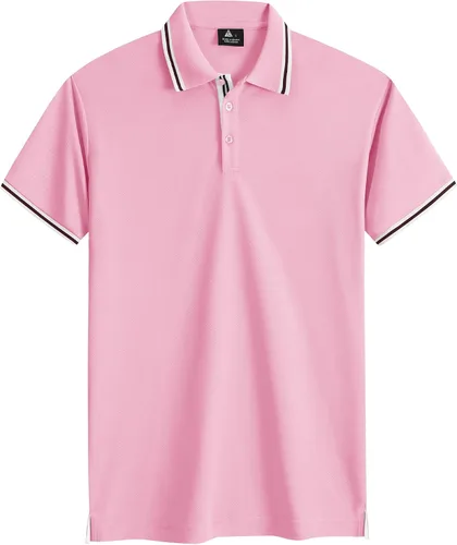 Vista 5 de ZITY Camiseta polo de manga corta para hombre, para golf, tenis