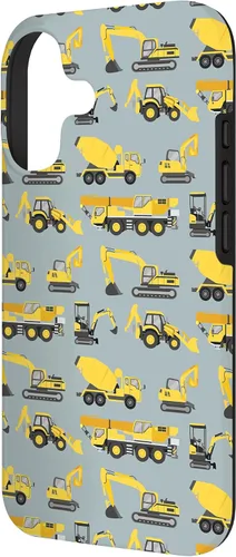 Vista 2 de Fun Construction Vehicles Truck Pattern Case for iPhone 17