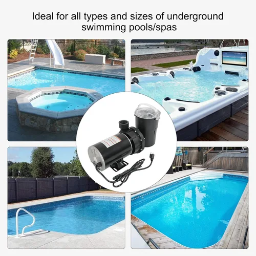 Vista 5 de Bombas de piscina sobre el suelo 1.0 motor HP W3SP1580 Power Flo LX Bomba de piscinas de una sola velocidad 115V, 11.2A, 60HZ, 3450RPM para piscina