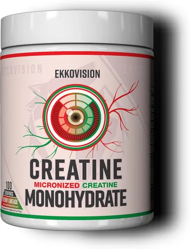 Vista 27 de Ekkovision Polvo de Monohidrato de Creatina Micronizado, Cereza Negra, Suplemento Pre Entrenamiento y Post Entrenamiento para Hombres y Mujeres