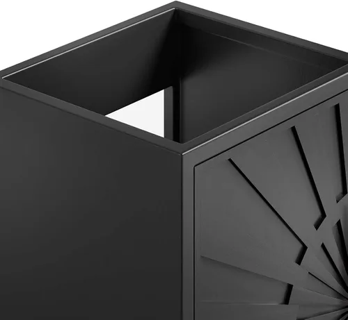 Vista 8 de Modway Awaken Mueble de tocador de baño, 18 pulgadas, color negro