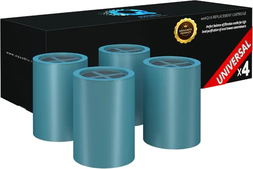 Vista 10 de WeAQUA Filtros de Ducha de Servicio Pesado Familiar Paquete de 2 – 99% de Eliminación para Agua Dura, Cloro, Fluoruro, Metales Pesados, Micro-vida