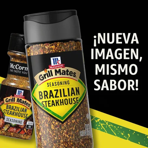 Vista 3 de McCormick Grill Mates - Condimento brasileño para carne, 2.12 onzas