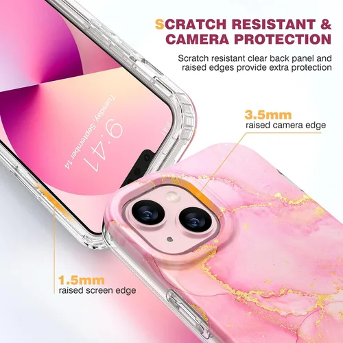 Vista 993 de DIACLARA - Funda transparente compatible con iPhone XR 6.1 pulgadas 2018