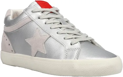 Vista 2 de VINTAGE HAVANA Womens Bounce Metallic Lace Up Sneakers Shoes Casual - Silver