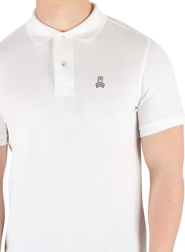 Vista 4 de Psycho Bunny Polo de piqué de manga corta para hombre