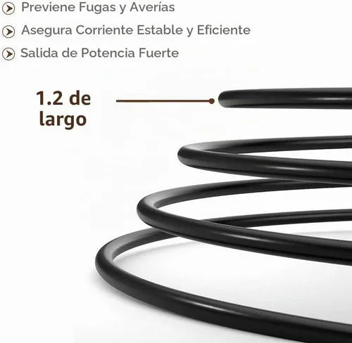 Vista 2 de Cargador adaptador de CA para QFX PBX-8074 recargable Bluetooth Party Speaker Cable de fuente de alimentación PSU