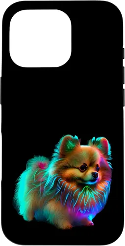 Vista 20 de Funda para iPhone 16 con diseño de raza de cachorro de Pomerania para mujeres o niñas
