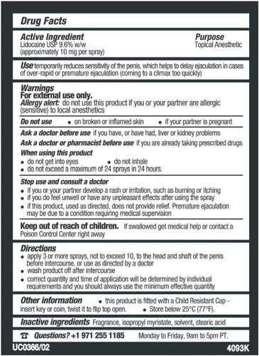 Vista 2 de Stud 100 Spray desensibilizador genital masculino, caja de 7/16 onzas líquidas (paquete de 1)
