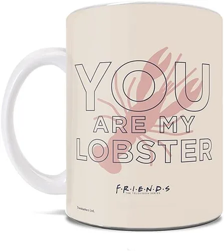 Vista 162 de Trend Setters Friends the Television Show – 25 años – Mercancía oficial – Taza de café o té de cerámica blanca de 11 onzas – perfecta para regalar