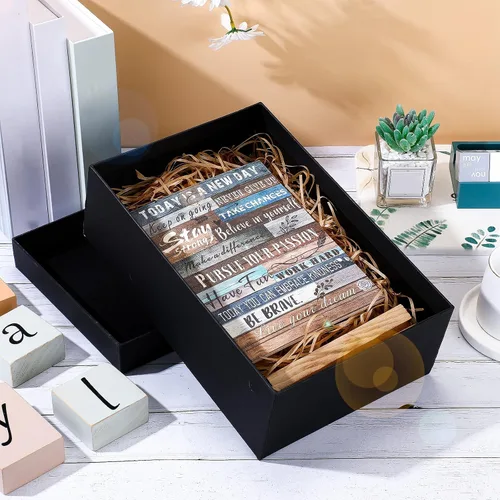 Vista 5 de Namalu Regalos de decoración de escritorio con citas inspiradoras para mujeres, regalos de aliento para mejores amigas, regalos motivacionales