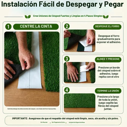 Vista 6 de Cinta autoadhesiva de unión de césped artificial de 6 pulgadas x 16