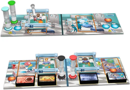 Vista 7 de Artipiagames Rush M.D. - Juego de mesa cooperativo Artipia Games - Colocación de trabajadores, estrategia, dexeridad, edades 14+, 1-4 jugadores