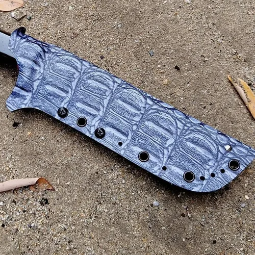 Vista 6 de Kydex - Herramienta de ajuste de ojales de 1/4 pulgadas con GS 8-9 50 piezas y 8-12 50 piezas herramienta de abocardado con guía para fundas