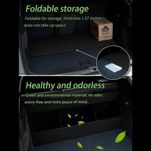 Vista 3 de Organizador plegable para maletero de automóvil, ajuste personalizado para Toyota Camry 2018-2025 Sedán, 30.7 x 11 x 11 pulgadas, caja