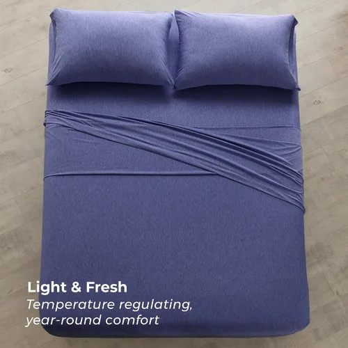 Vista 14 de Pure Bedding Juego de Sábanas Twin - Sábanas de Cama de Microfibra Ultra-Suave 1800 - Doble Cepillado - Bolsillos Profundos - Ajuste Fácil - Extra