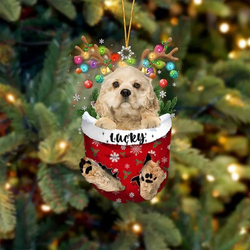 Vista 82 de Adorno de Navidad personalizado para perro Airedale Terrier en bolsillo de nieve, adorno para árbol de Navidad, idea de regalo para amantes