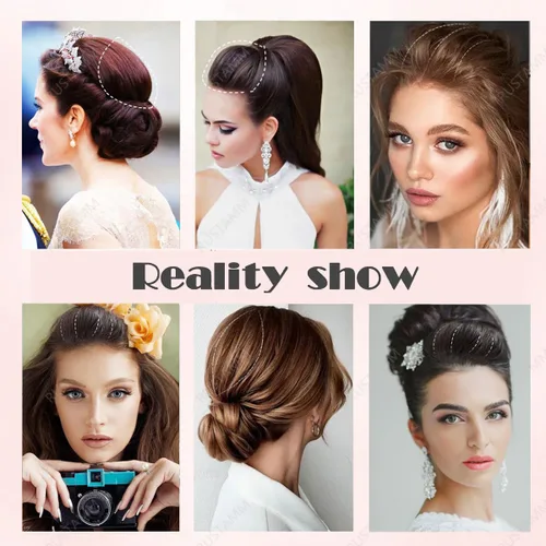 Vista 4 de 2 piezas de moño para el cabello, clip invisible para el cabello falso, peine esponjoso, extensiones de cabello, herramienta de inserción de peinado