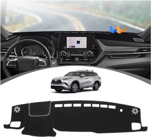 Vista 37 de FIILINES Cubierta para tablero Compatible con Mazda 3 2010-2013 Accesorios Tapete para tablero para Mazda 3 Accesorios Tapete para salpicadero