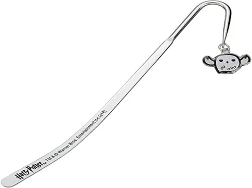 Vista 2 de Harry Potter - Marcapáginas chapado en plata con licencia oficial (Hedwig)