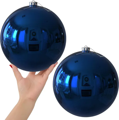 Vista 13 de Esferas pequeñas de bronce de 1.6 pulgadas para decoración del árbol de Navidad, adornos inastillables para cumpleaños, Halloween, vacaciones, boda
