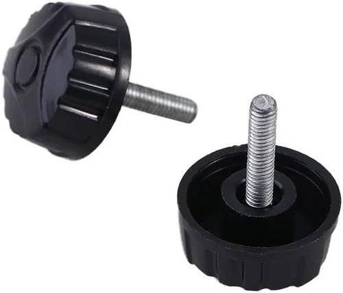 Vista 8 de Pokinge 6 pares de tapones de rosca de repuesto para carrete de pesca, tuercas de tornillo, mango de potencia colorido, accesorios de aparejos