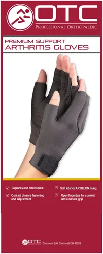 Vista 5 de OTC Premium Support - Guantes para artritis, 1 par, XS (paquete de 2)