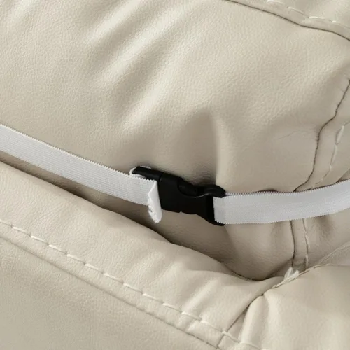 Vista 4 de vctops Fundas para silla reclinable, funda para silla reclinable, funda antideslizante con bolsillo, fundas reclinables lavables, protector de Beige