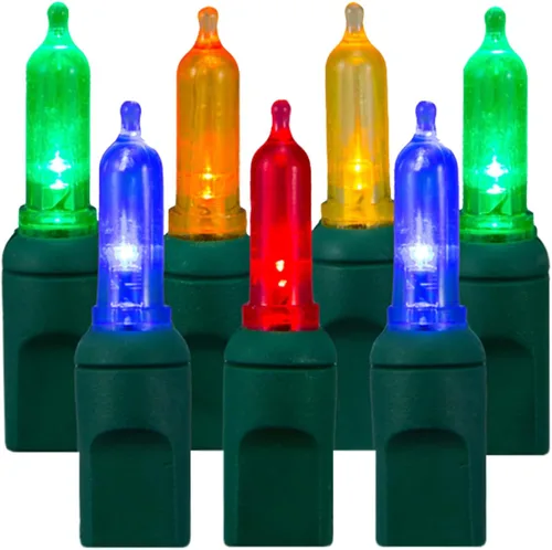 Vista 11 de Pro Christmas T5 LED Luces de Navidad - Juego de 70 luces de 5mm clásicas - Luces de fiesta profesionales de grado comercial