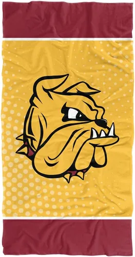 Vista 101 de LOGOVISION Manta Abilene Christian University, 30x60 Logo Dots CottonFront/PolyBackBeachTowel