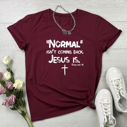 Vista 2 de LOOKFACE Camisetas gráficas para mujer, lindas camisetas de algodón suave